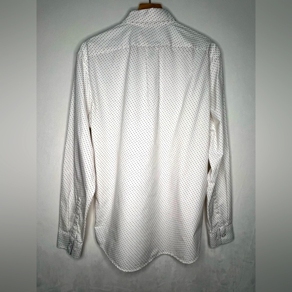 Michael Kors Preppy Business Casual Button Down Polka Dot Men's Shirt Size L - Picture 5 of 5